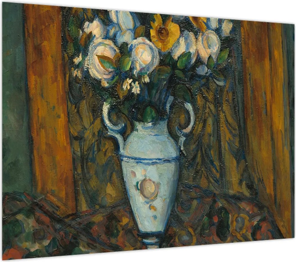 Obraz - Paul Cézanne, Vase of Flowers, reprodukcje (70x50 cm)