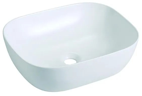 Bathco 4072 - Umywalka nablatowa OLEA 49x40 cm porcelana/biała