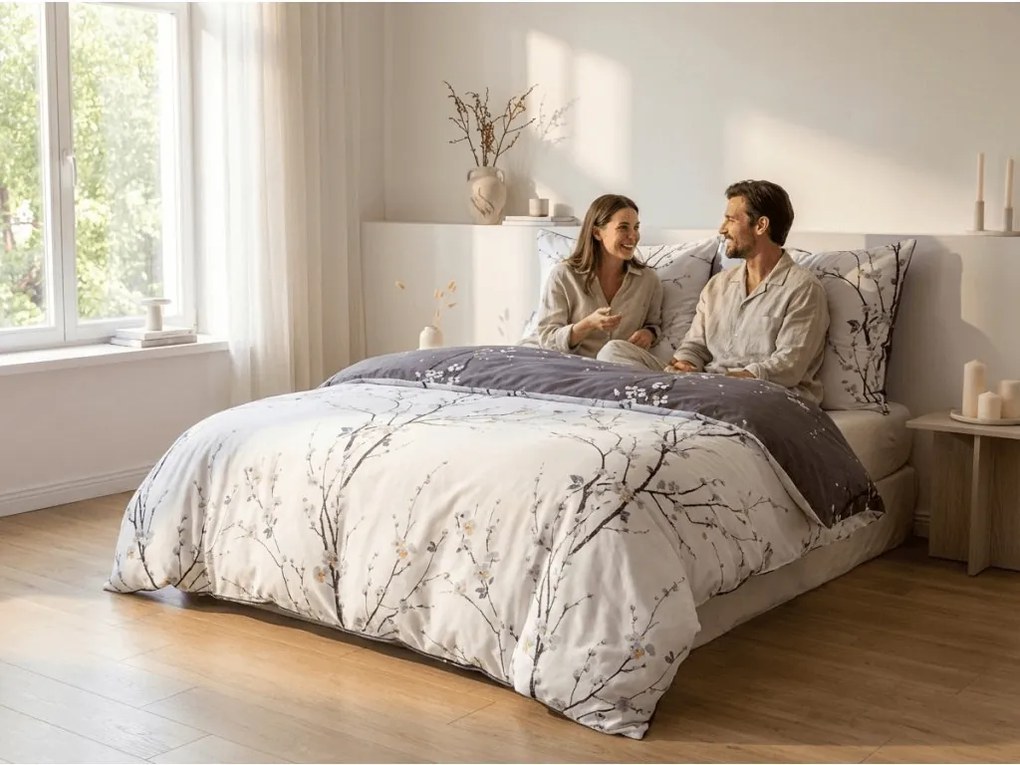 PrzytulneMieszkanie.pl PrzytulneMieszkanie.pl Pościel z mikroflanelu PAVUNI biała Rozmiar pościeli: 70 x 90 cm | 140 x 200 cm