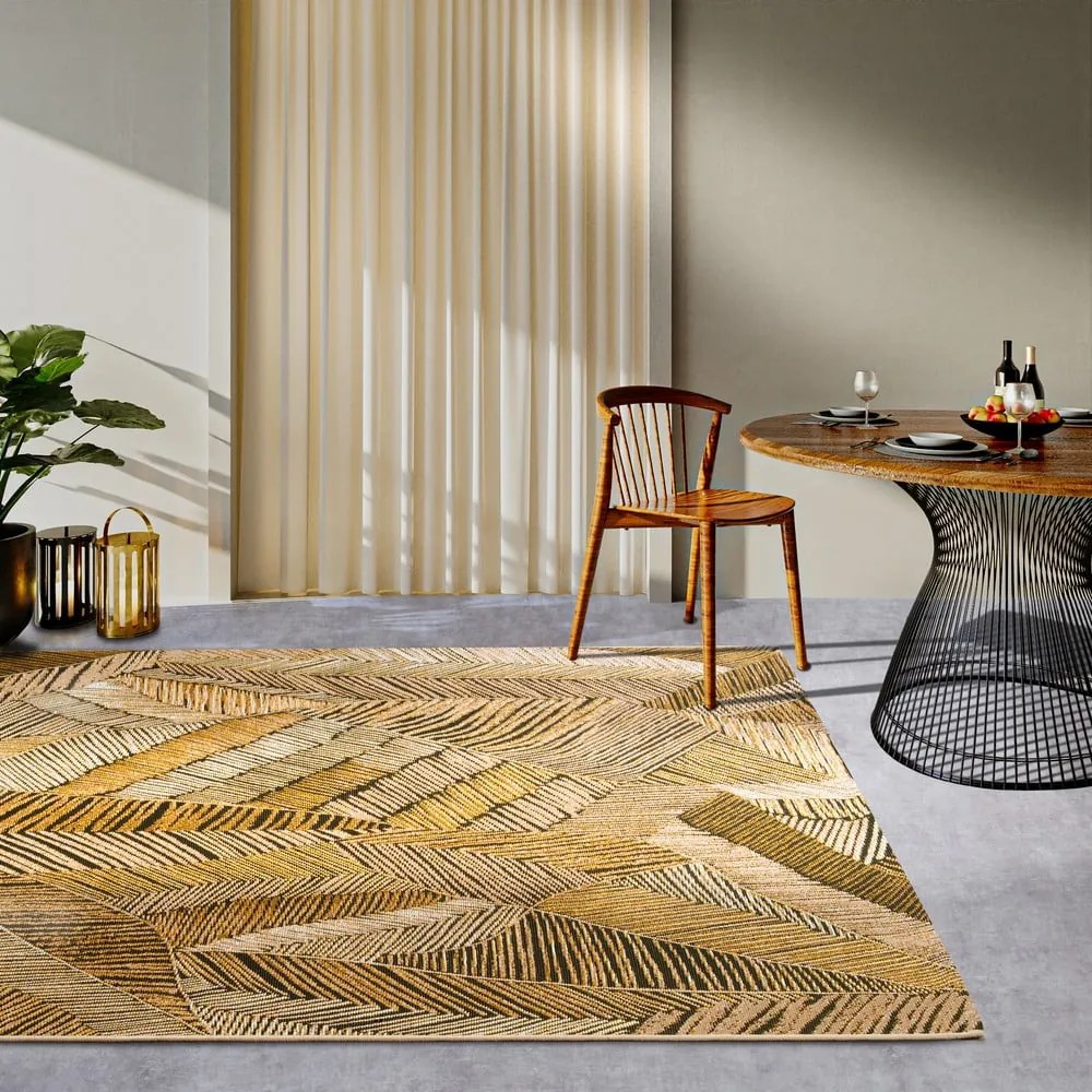 Dywan odpowiedni na zewnątrz w kolorze złota 200x285 cm Eugene – Villeroy&amp;Boch