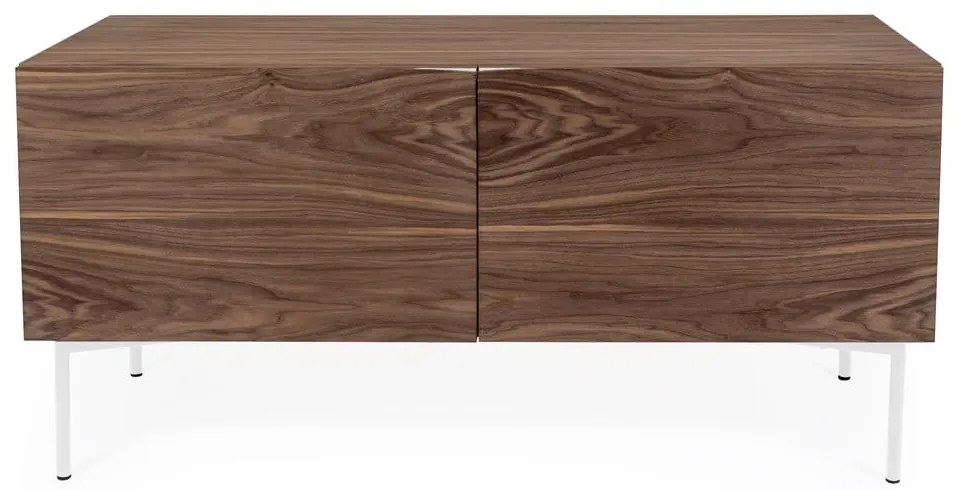 Brązowa komoda w dekorze drewna orzecha Woodman Flop, 65x120 cm