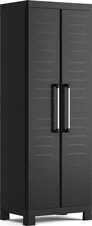 Szafa ogrodowa z żywicy "Cindy" z półkami wewnętrznymi i podniesionymi nóżkami cm 65x45 182h