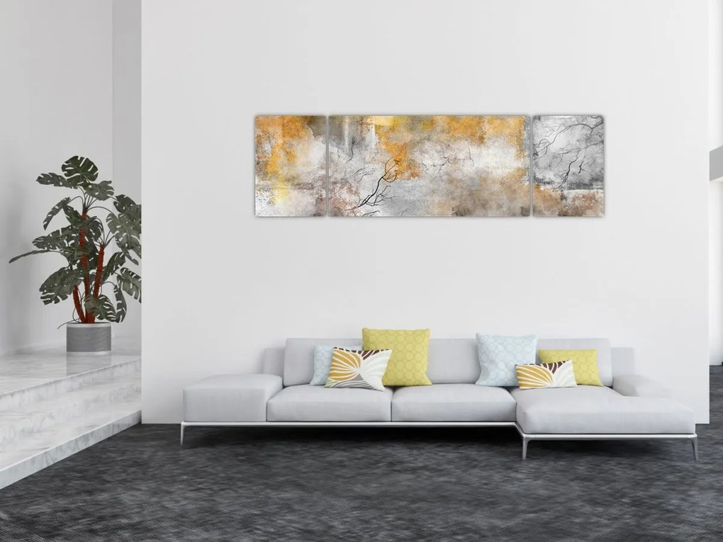 Obraz - Abstrakcja (170x50 cm)
