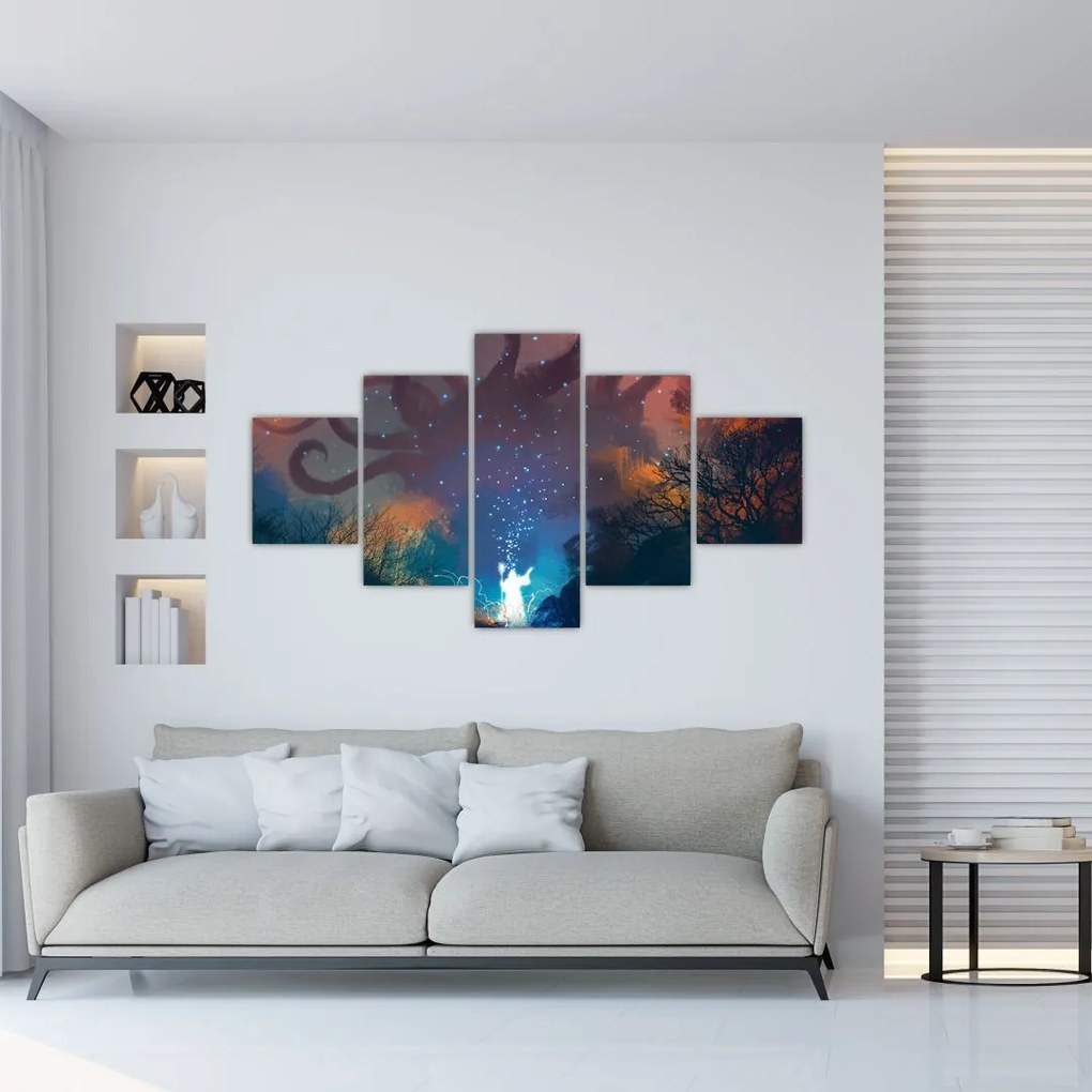 Obraz - Czarujący czarodziej (125x70 cm)