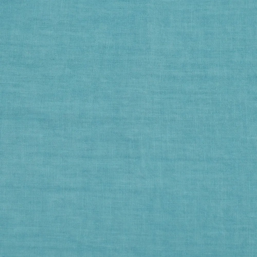 Turkusowa lniana zasłona 140x250 cm Coastal Blue – Linen Tales