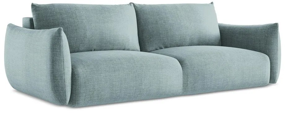 Niebieska rozkładana sofa 230 cm Leila – Makamii