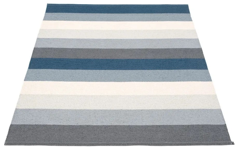 Niebiesko-kremowy dywan odpowiedni na zewnątrz 140x200 cm Molly Ocean Grey – Pappelina
