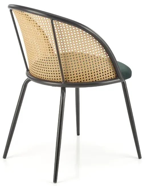 Krzesło K508 VELVET zielone HALMAR