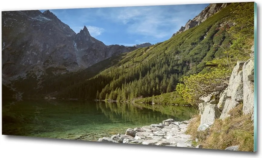 Foto obraz szklany Morskie oko Tatry