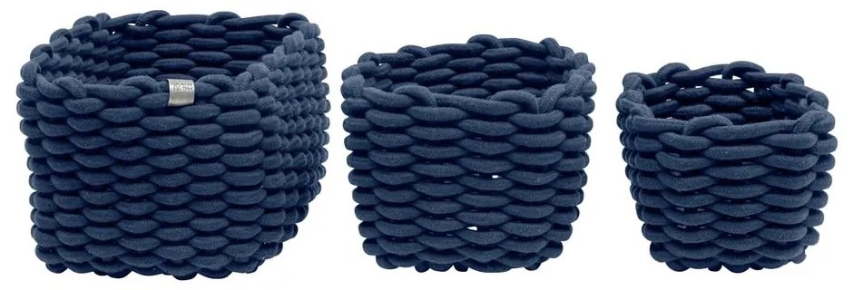 Tekstylne koszyki zestaw 3 szt. 30x25x19 cm Tom Tailor – Wenko
