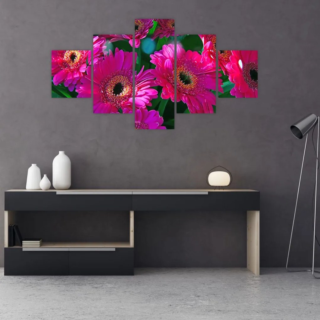 Obraz - kwiaty (125x70 cm)