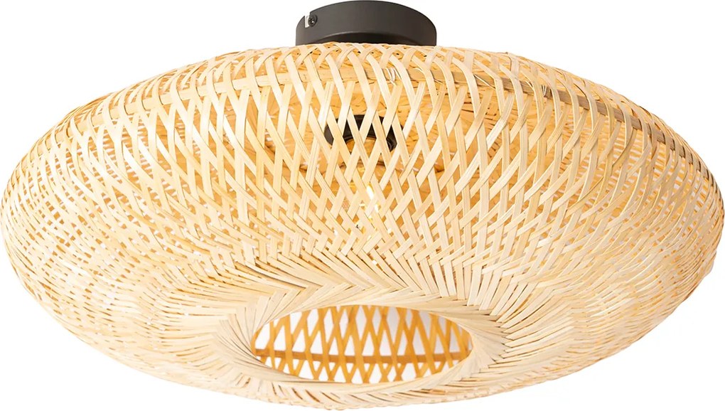 Inteligentna lampa sufitowa bambusowa 50 cm z Wifi G95 - Ostrava