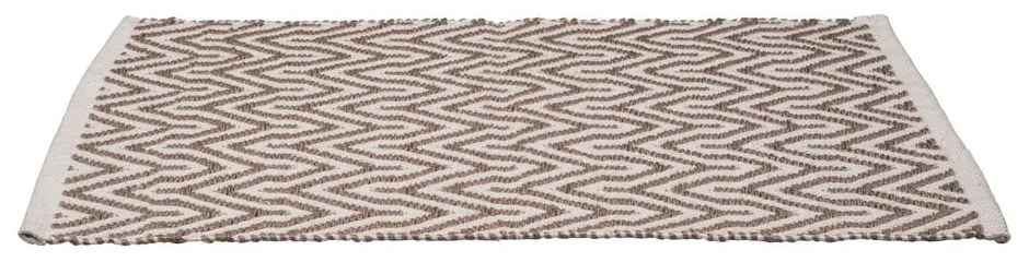 Beżowy dywanik łazienkowy z plastiku z recyklingu 50x80 cm Altai – Wenko