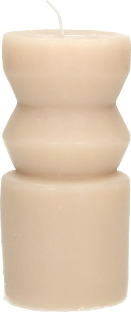 Świeca Cornelia 14cm beige