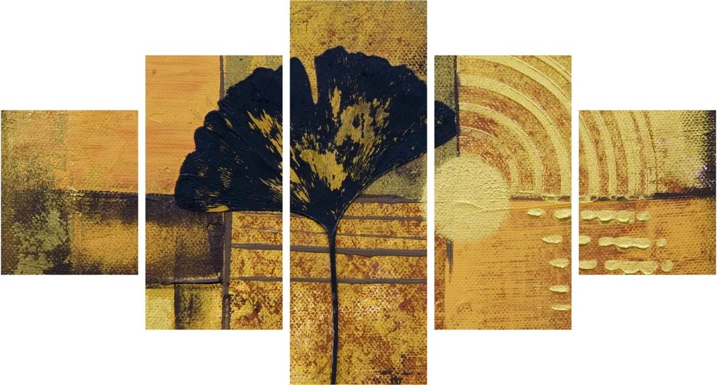 Obraz - Liść miłorzębu (125x70 cm)