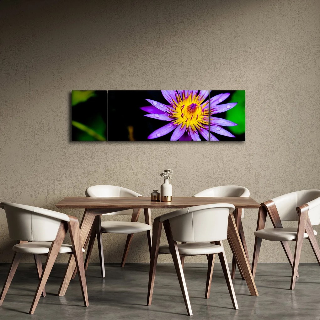 Obraz kwiatu (170x50 cm)