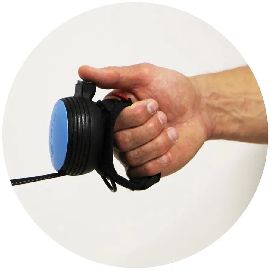 Niebieska smycz w rozmiarze M 3 Bungee – Lishinu