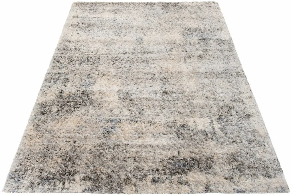 Kremowy dywan shaggy w skandynawskim stylu Z1-F67