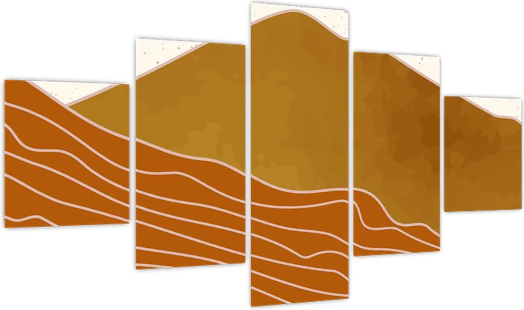 Obraz - Spacefrog design mountain N⁰1 (125x70 cm)