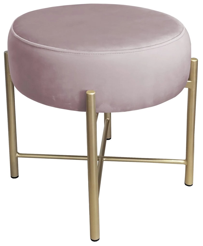 Taboret Pola noga metalowa złota MG55