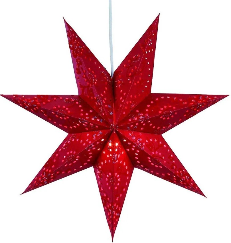 Czerwona świąteczna wisząca dekoracja świetlna Aratorp – Markslöjd