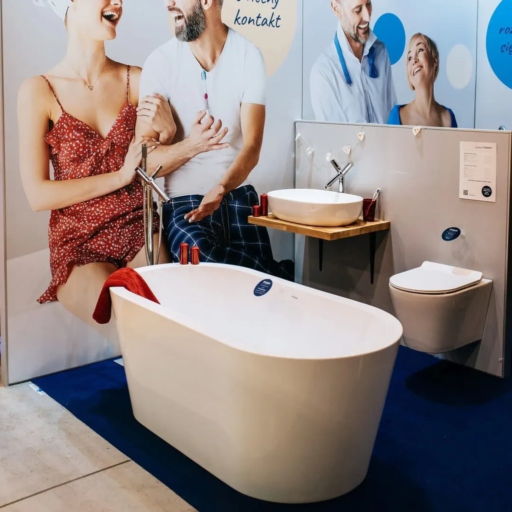 Miska WC wisząca biała LOCA z deską wolnoopadającą typu Duro