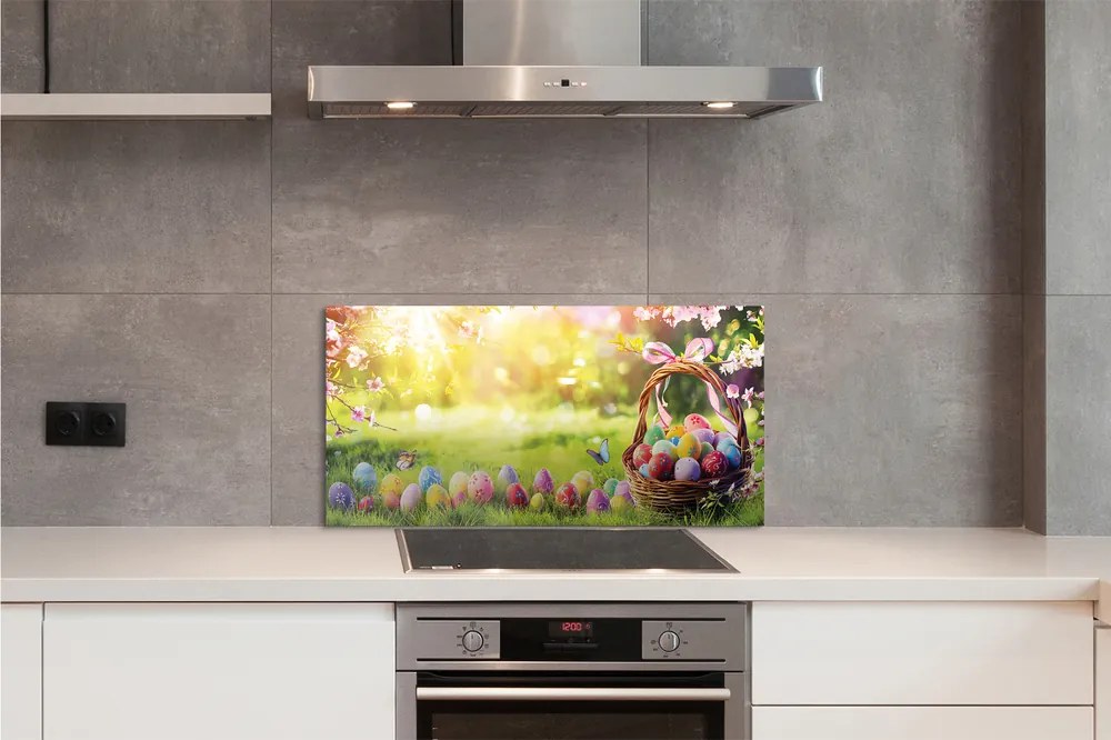 Panel nad Blat Kuchenny Pisanki na Kwiecistej Łące