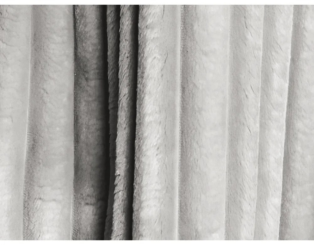 Jasnoszara sztruksowa rozkładana sofa ze schowkiem 266 cm Kini – Makamii