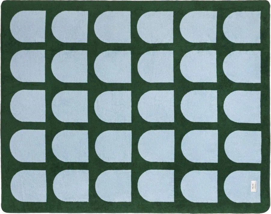 Zielono-niebieski koc 150x200 cm Gilli – noo.ma