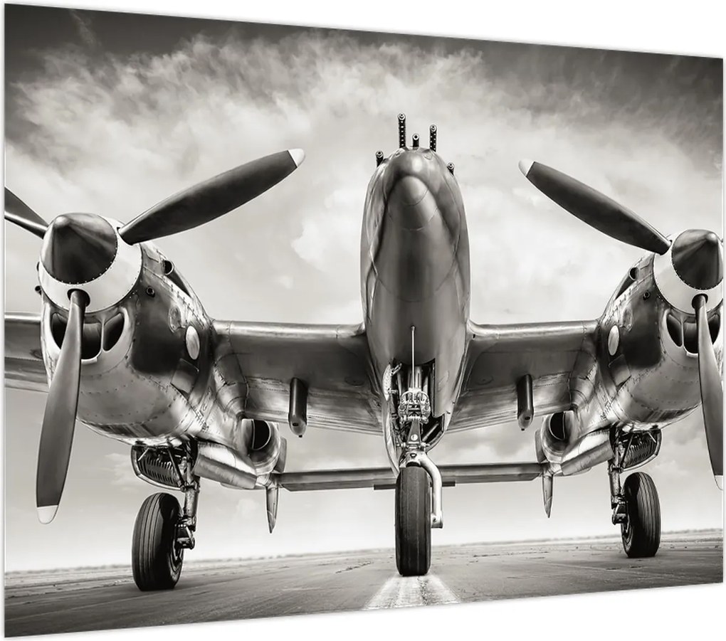 Obraz na szkle - Warbird (70x50 cm)
