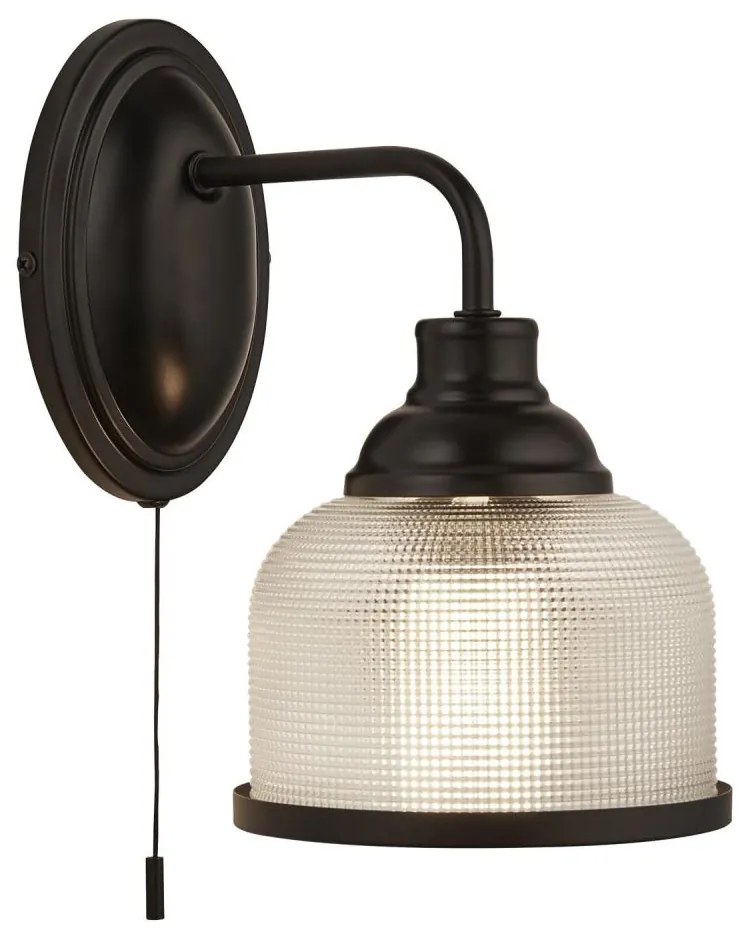 Searchlight 2671-1BK - Kinkiet BISTRO 1xE27/60W/230V czarny