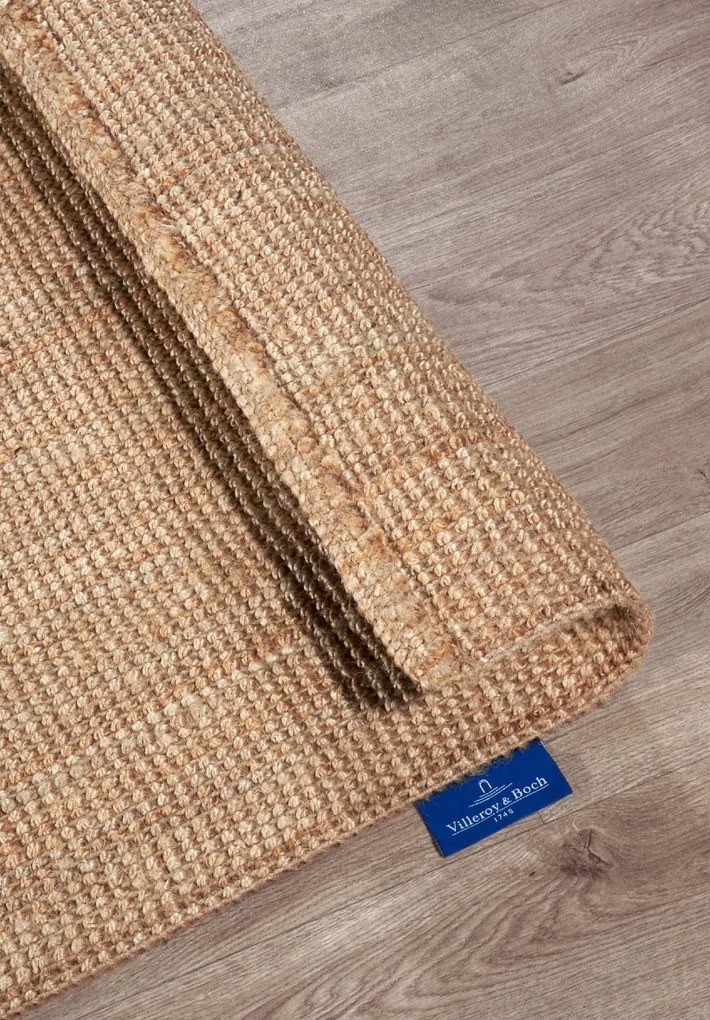Dywan naturalny jutowy Villeroy & Boch Rosalie złoty 80 cm x 300 cm