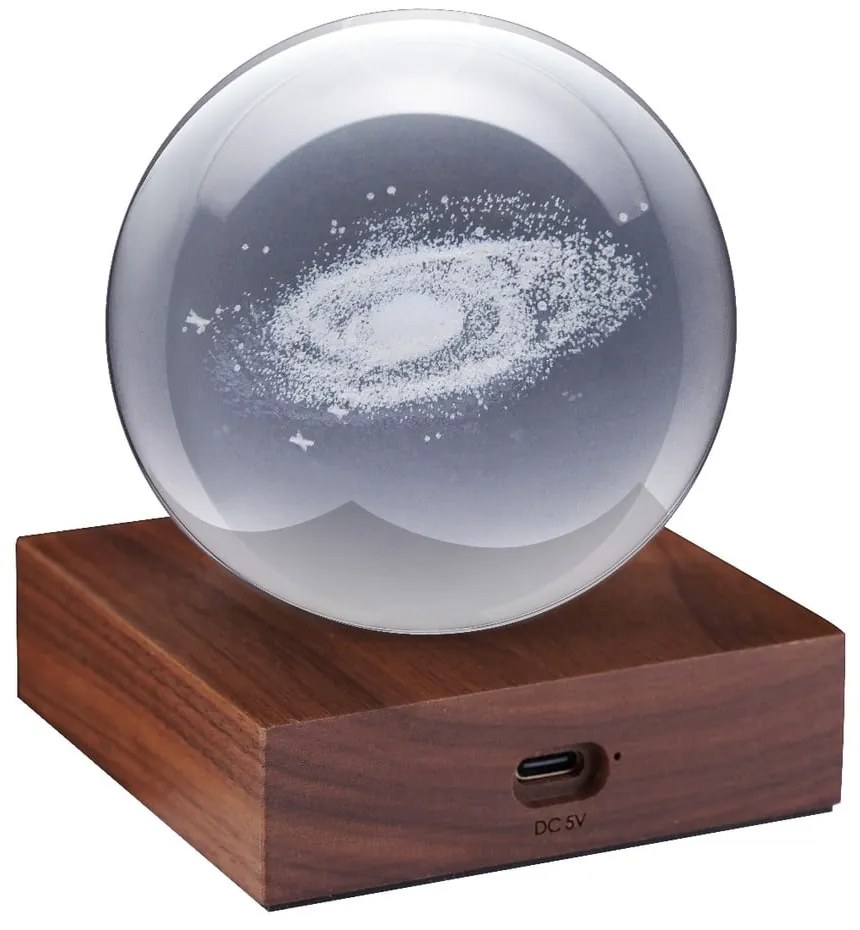 Ciemnobrązowa dekoracja świetlna na USB Amber – Gingko