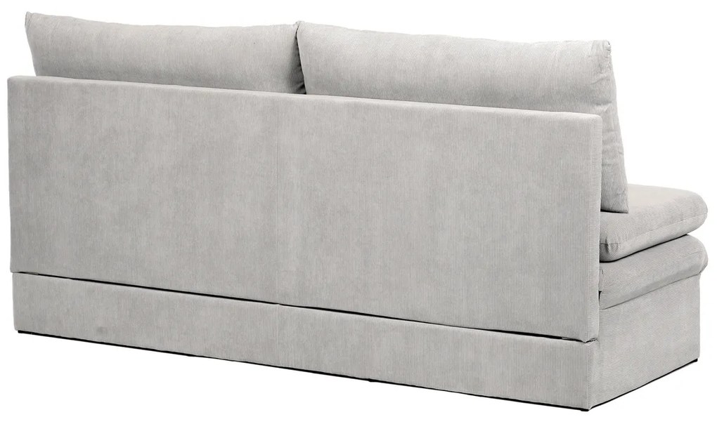 Rozkładana sofa trzyosobowa ASB-4740 BGE2,manżestrowa, beżowa
