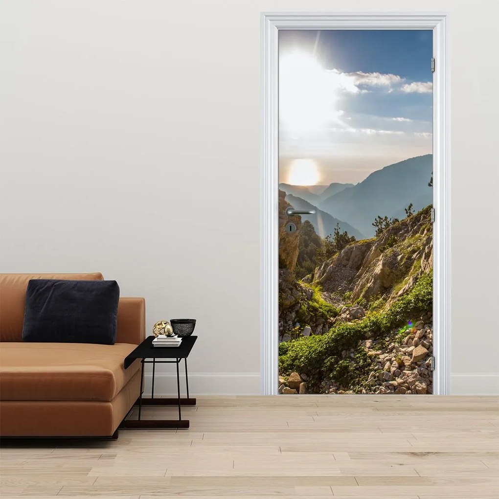 Fototapeta na drzwi - Góra Olimp (95x205cm)