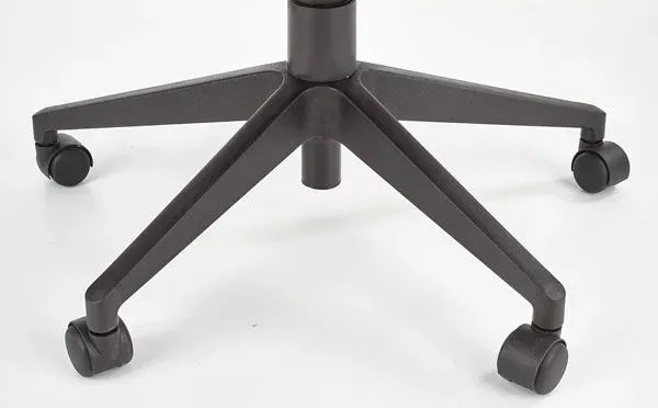 Popielaty fotel obrotowy do biura K4-R36