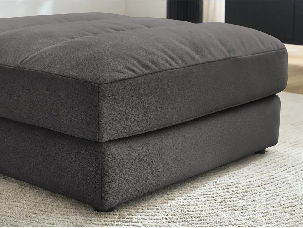 Czarny aksamitny podnóżek Sierra – Bobochic Paris