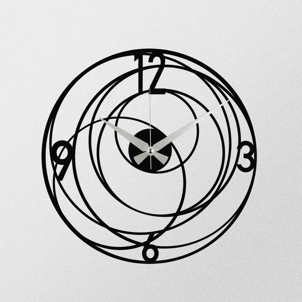 Zegar ścienny Magic S027 Black, 48 x 48 cm