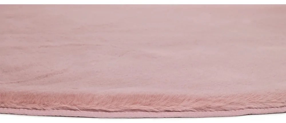 Różowy dywan Universal Fox Liso, Ø 120 cm