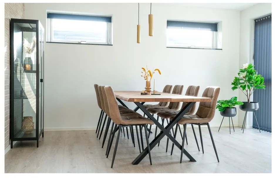 Stół z blatem z drewna dębowego 95x240 cm Toulon – House Nordic