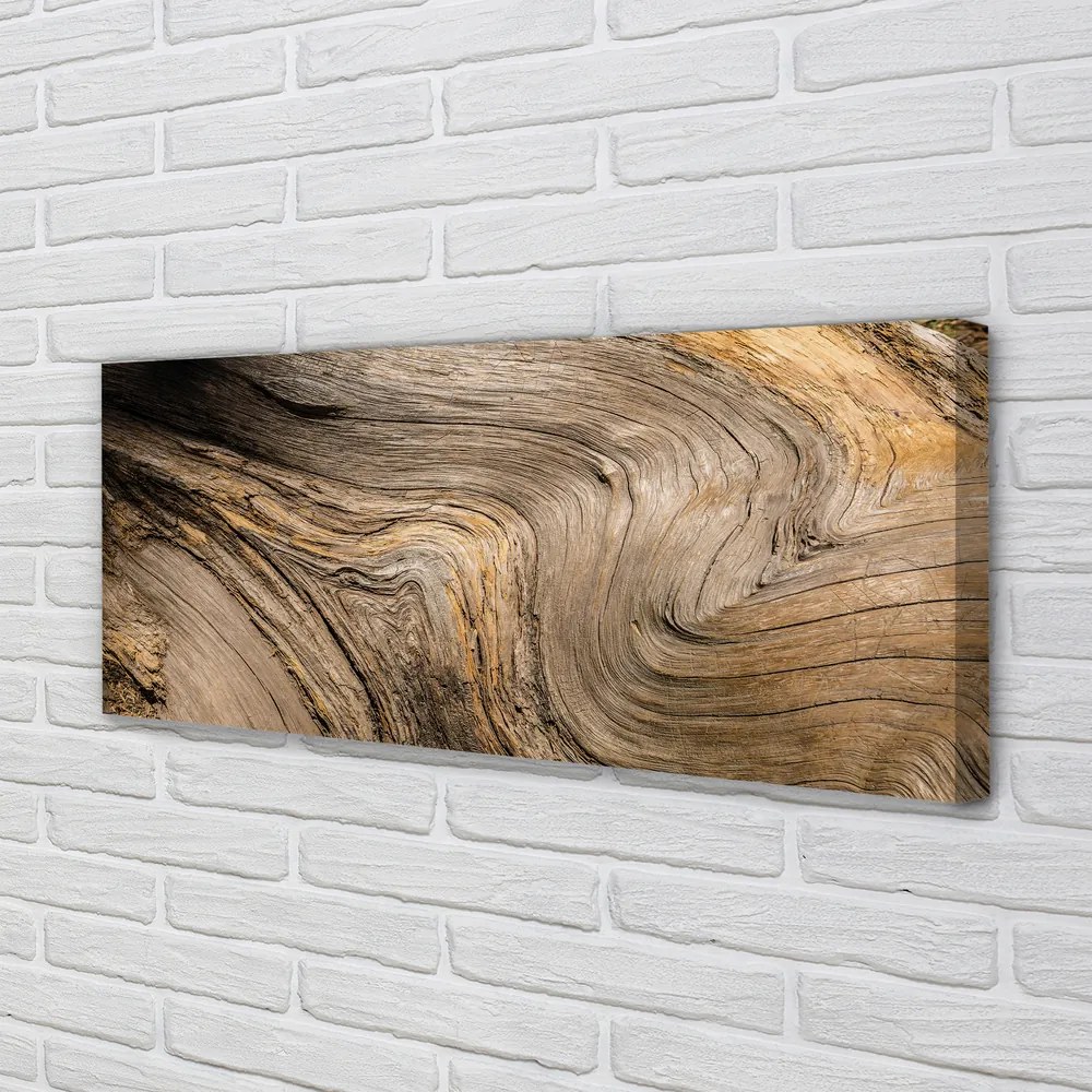 Fotoobraz na płótnie Głęboka Struktura Drewna