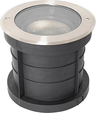 Zewnętrzny reflektor naziemny stalowy AR111 regulowany IP65 - Delux Honey