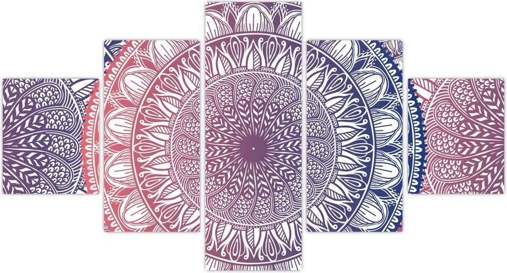 Obraz z mandali (125x70 cm)