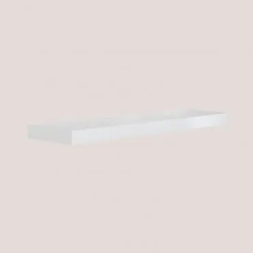 Półka Ścienna Z Mdf Jario Madera Blanca & ↔︎ 90 Cm - Sklum