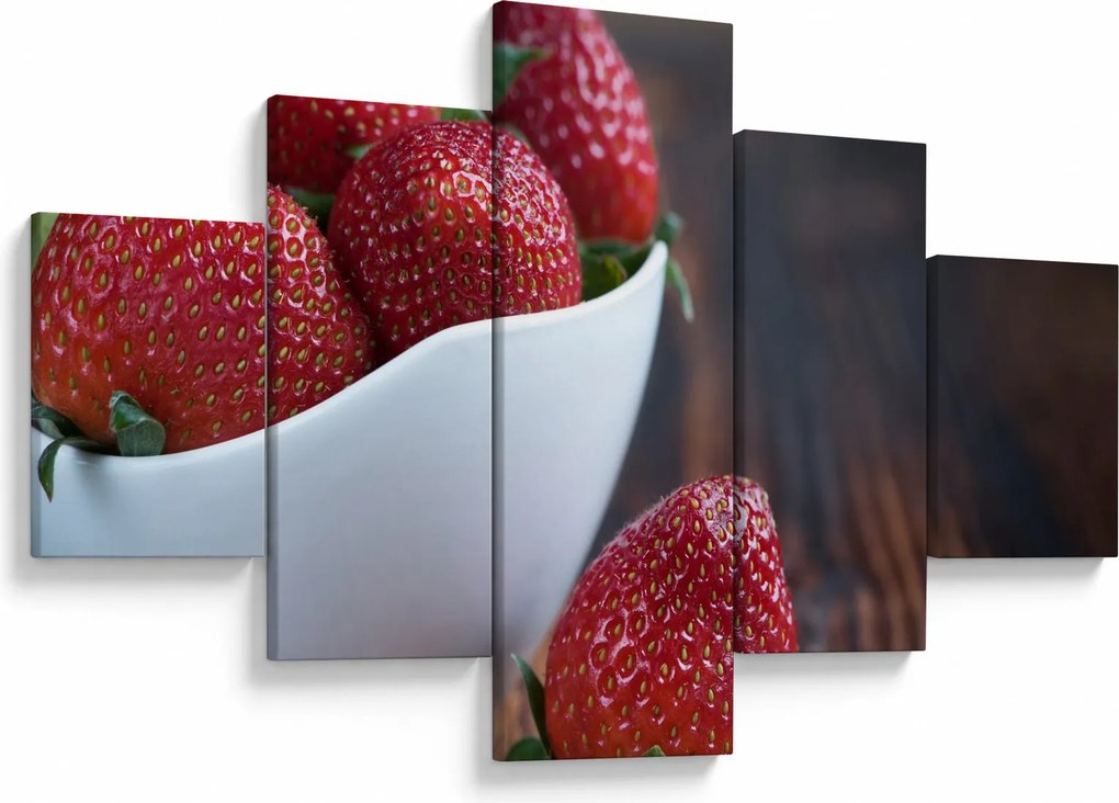 Obraz truskawek (125x70 cm)