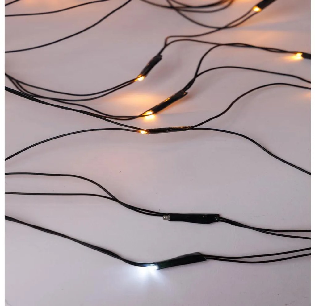 LED Zewnętrzny świąteczny kurtyna NET 240xLED/7,2W/230V 1,5x2 m IP44 ciepła biał