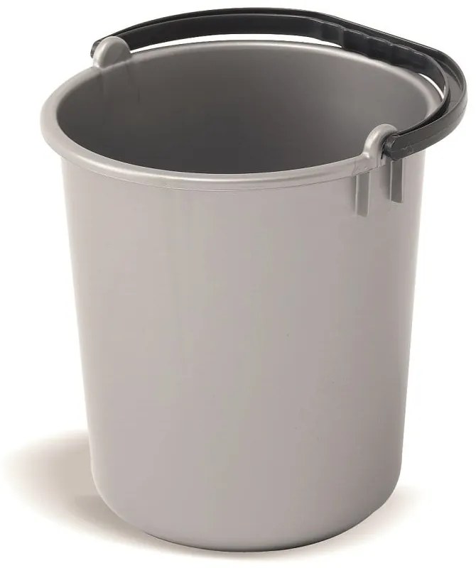 Szare wiadro plastikowe 9 l – Addis