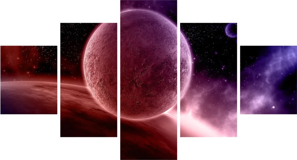 Obraz - Planeta (125x70 cm)