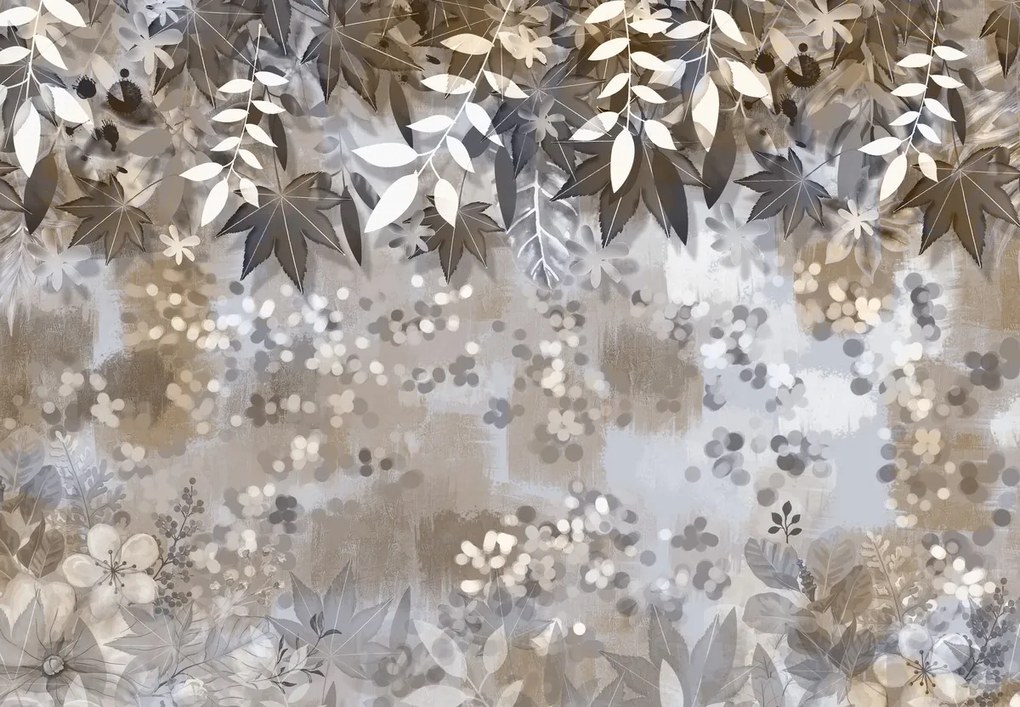 Fototapeta - Jesienne liście (196x136 cm)