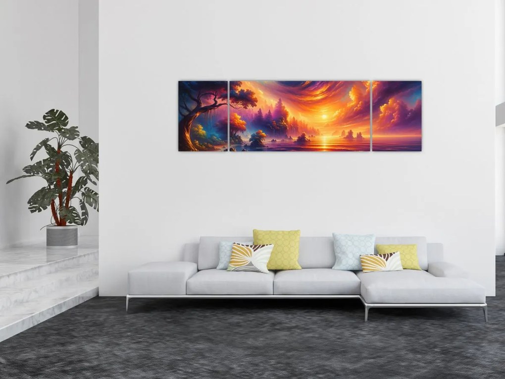 Obraz - Magiczny świat (170x50 cm)